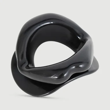 Δαχτυλίδι Πέους Σε Σχήμα Χειλιών Lips Shaped Penis Ring – Μαύρο