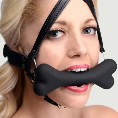 Φίμωτρο Κόκκαλο Σκύλου με Δέσιμο Hound Bone Gag Head Harness