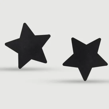 Αυτοκόλλητα Αστεράκια Για Θηλές Star Sticky Nipple Cover – Μαύρο