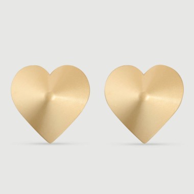 Sensual Heart Shaped Nipple Covers – Golden