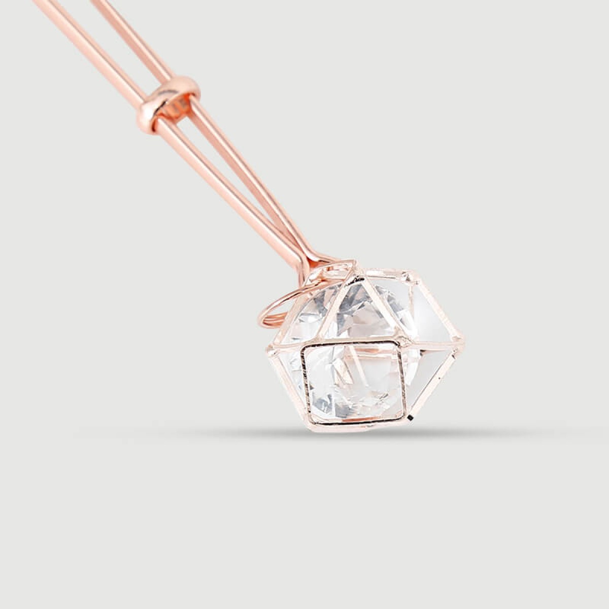 Σφιγκτήρες Θηλών Με Κρεμαστό Πετράδι Nipple Clamps With Hanging Gem – Ροζ/Χρυσό by Sexopolis