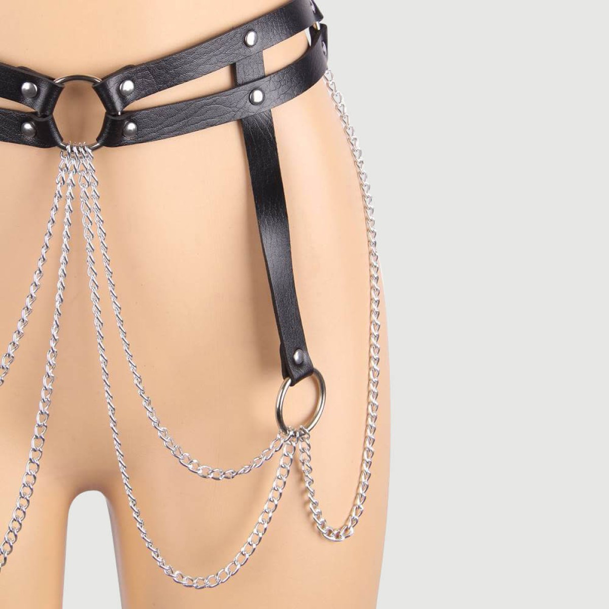 Punk Ασύμμετρη Αλυσίδα Μέσης Με Δέσιμο & Wild Στυλ Punk Irregular Ring Trend Sexy Bandage Waist Chain Wild Jewelry Belt by Sexopolis