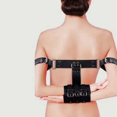 Complete Behind the Back Arm Restraints - Blackj