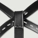 Body Harness with Thigh & Hand Cuffs - Black by Sexopolis