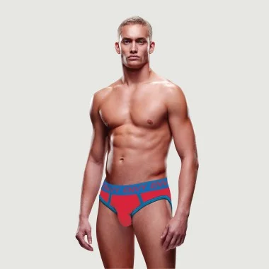 Jockstrap Solid Envy Jock - Κόκκινο/Μπλε