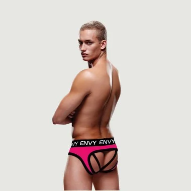 Jockstrap Solid Envy Jock - Ροζ/Μαύρο