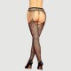Διχτυωτό Καλσόν Με Ζαρτιέρες & Στρας Sexy Fishnet Stockings With Rhinestone - Μαύρο by Sexopolis