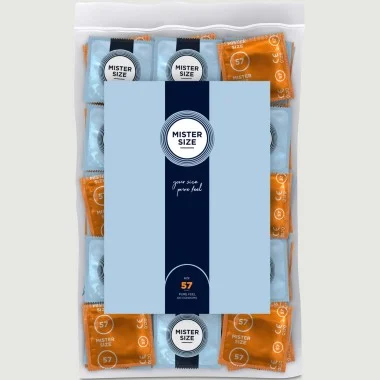 Mister Size Pure Feel Condoms 57 mm - 100 Pieces