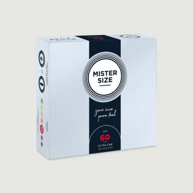 Mister Size Pure Feel Condoms 60 mm - 36 Pieces