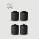 Disobedient Tease Candles Fig Scented 4 Pieces - Black by Sexopolis