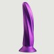 Wave & Curved Silicone Dildo With Suction Cup - Multicolour by Sexopolis