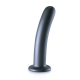 Λείο Κυρτό Dildo Σιλικόνης με Βεντούζα G-Spot 17 cm Smooth Silicone Dildo with Suction Cup - Γκρι by Sexopolis