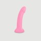 Premium Dildo Σιλικόνης με Βεντούζα Dildolls Glitzy Premium Silicone Dildo with Suction Cup - Ροζ by Sexopolis