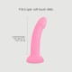 Premium Dildo Σιλικόνης με Βεντούζα Dildolls Glitzy Premium Silicone Dildo with Suction Cup - Ροζ by Sexopolis