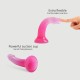 Premium Dildo Σιλικόνης με Βεντούζα Dildolls Sunrise Premium Silicone Dildo with Suction Cup - Ροζ by Sexopolis