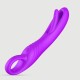 The G-Slapper Silicone Slapping Ergonomic Vibrator - Purple by Sexopolis