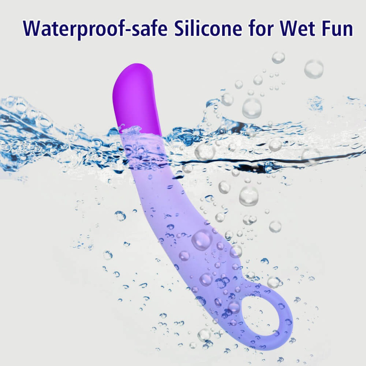 The G-Slapper Silicone Slapping Ergonomic Vibrator - Purple by Sexopolis