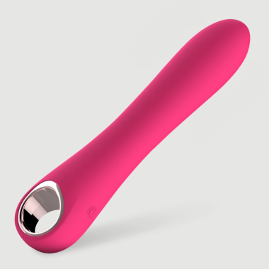 Marli 10 Function Silicone Classic Vibrator with Handle - Pink