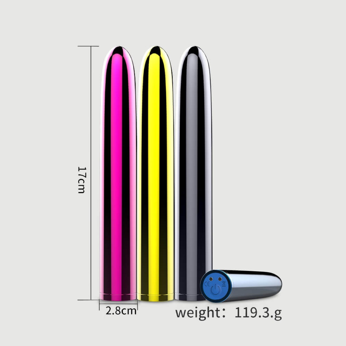 Κλασικός Δονητής The Ultra Classic 17 cm Classic Vibrator - Μαύρος by Sexopolis