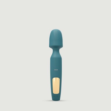 R-Evolution Premium Silicone 3 in 1 Massage Vibrating Wand - Green