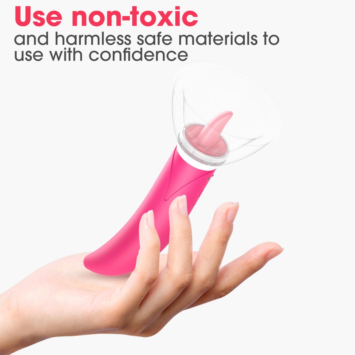 Δονούμενη Γλώσσα & Δονητής 2 Σε 1 Double The Pleasure 2 In 1 Clitoral Tongue With Silicone Vibrator - Ροζ by Sexopolis