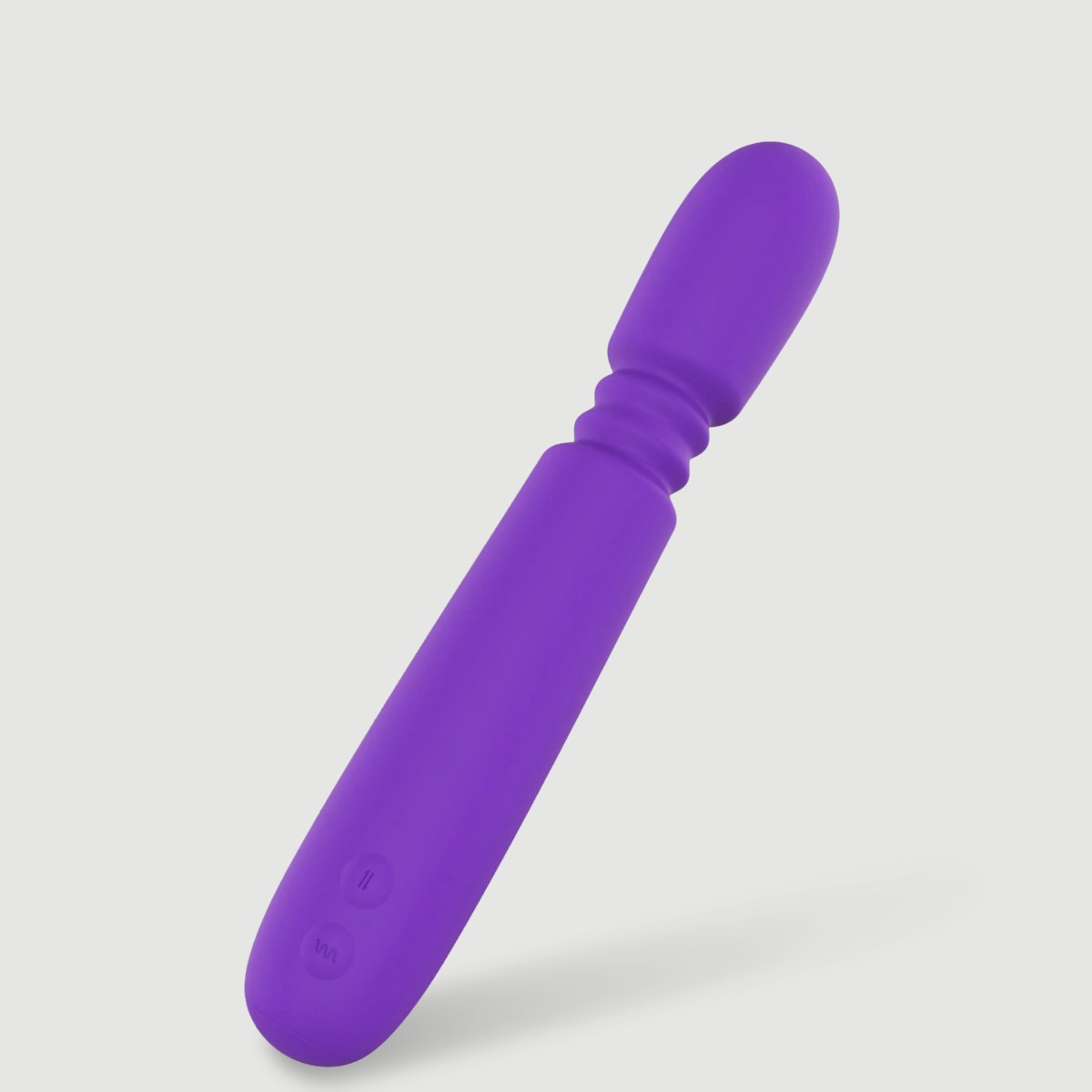 Paris Powerful Thrusting Vibrating Stimulator - Purple by Sexopolis