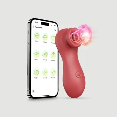 Αναρροφητής Κλειτορίδας Με Application The Ultimate Sucker Clitoral Suction Stimulator With Application Control - Κόκκινος