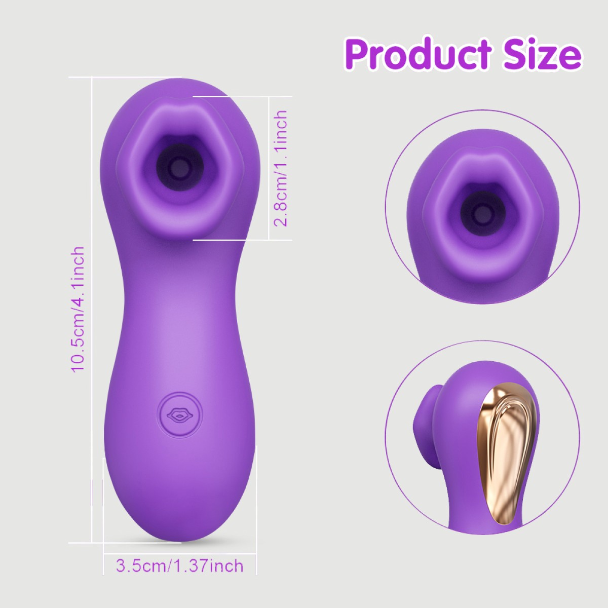 Αναρροφητής Κλειτορίδας Με Application The Ultimate Sucker Clitoral Suction Stimulator With Application Control - Μωβ by Sexopolis