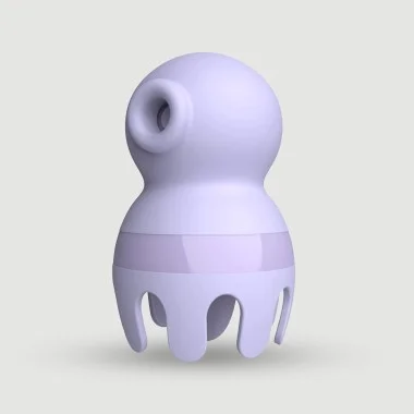 Αναρροφητής Σιλικόνης & Κλειτοριδικός Δονητής 2 σε 1 Clit Baby Premium Silicone Clitoral Suction Stimulator & Vibrator 2 in 1 - Μωβ