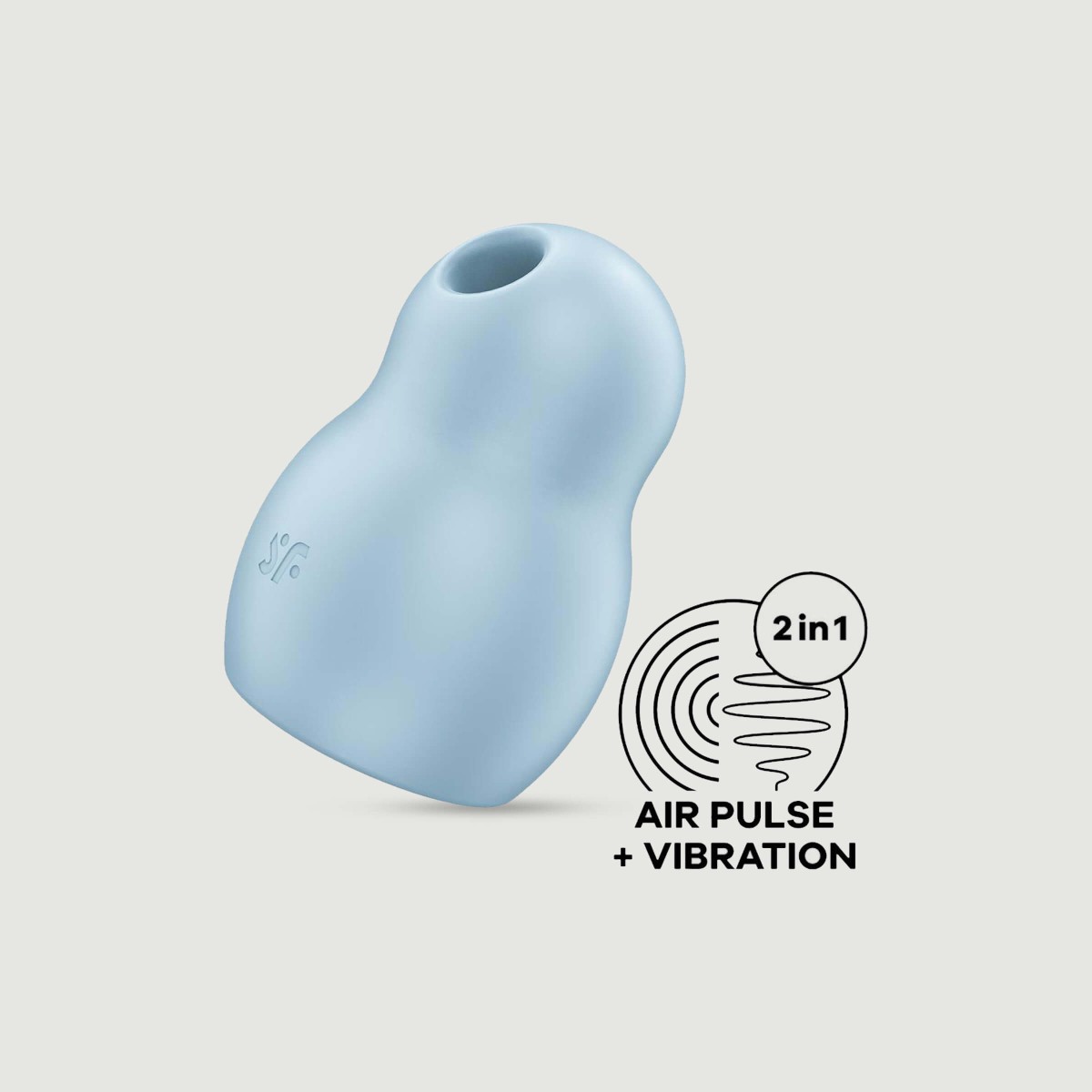 Satisfyer Pro To Go 1 Suction Clitoral Stimulator - Blue by Sexopolis