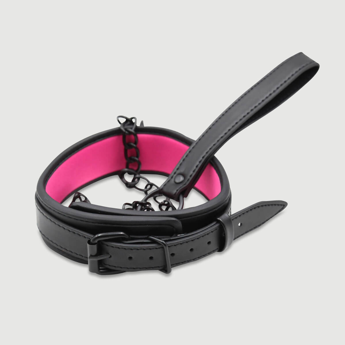 Κολάρο Με Εσωτερική Επένδυση & Αποσπώμενη Αλυσίδα Collar With Inner Padding & Detachable Chain – Ροζ by Sexopolis