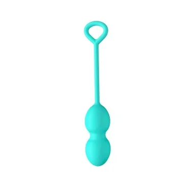 Κολπική Μπάλα Σιλικόνης Sexopolis Wellness 76 g SIlicone Double Kegel Ball - Πράσινη