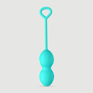 Κολπική Μπάλα Σιλικόνης Sexopolis Wellness 97 g SIlicone Double Kegel Ball - Πράσινη
