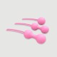 Σετ Κολπικές Μπάλες PerFit Silicone Kegel Ball Set - Ροζ by Sexopolis