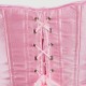 Strapless Κορσές Satin Strapless Palace Inspired Corset Top - Ροζ by Sexopolis