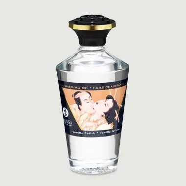 Shunga Aphrodisiac & Kissable Warming Oil Vanilla Fetish - 100 ml