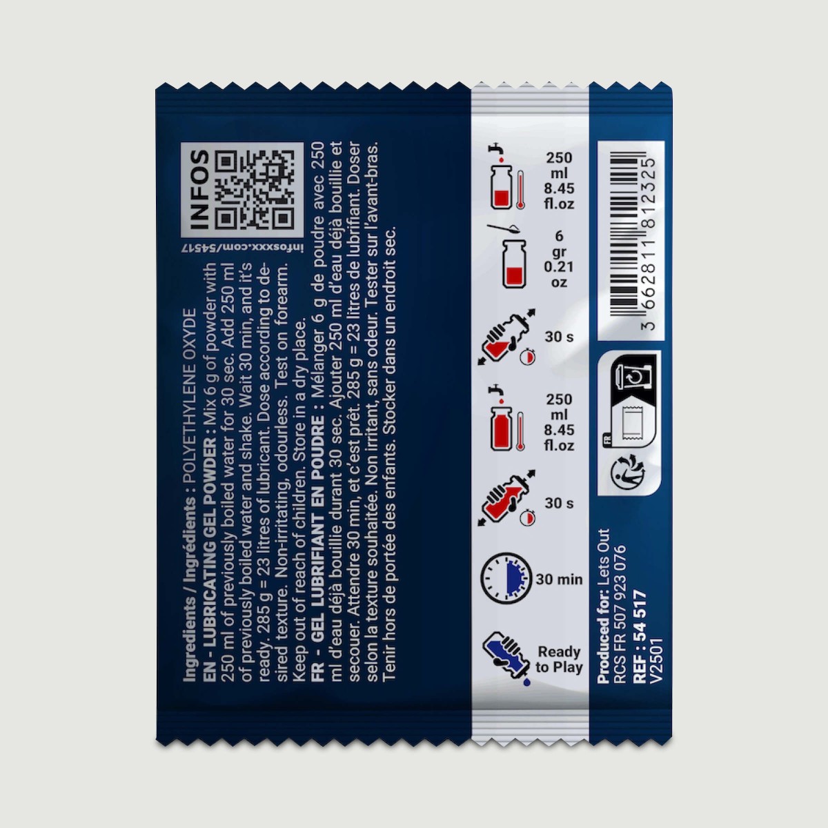 Fuck & Fist FF Powder For Fisting Lubricant - 6 g by Sexopolis