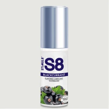 Λιπαντικό Νερού με Γεύση Μαύρη Σταφίδα S8 Black Currant Flavored Water Based Lubricant - 50 ml