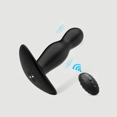 Ασύρματος Δονητής Προστάτη Σιλικόνης Arlo Remote Controlled Prostate Silicone Vibrator - Μαύρος