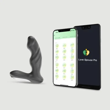 Δονητής Προστάτη Με Application Prostate Bouncer Silicone Application Based Prostate Massage Vibrator - Μαύρος