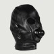 Blindfolded Mask with Breathable Ball Gag - Black by Sexopolis