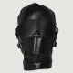 Blindfolded Mask with Breathable Ball Gag - Black by Sexopolis