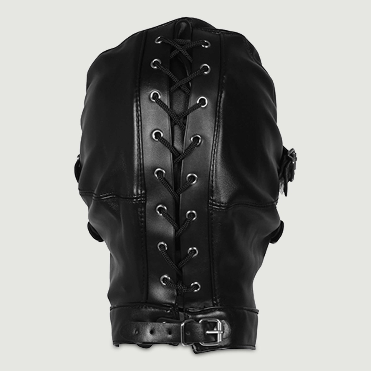 Blindfolded Mask with Breathable Ball Gag - Black by Sexopolis