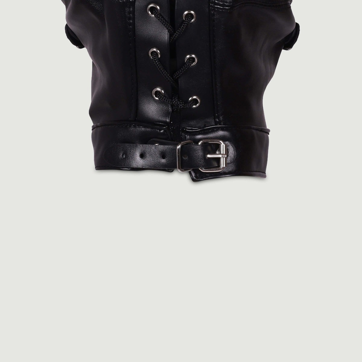 Blindfolded Mask with Breathable Ball Gag - Black by Sexopolis