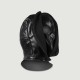 Full Face Bondage Mask Zip Up Full Face - Black by Sexopolis