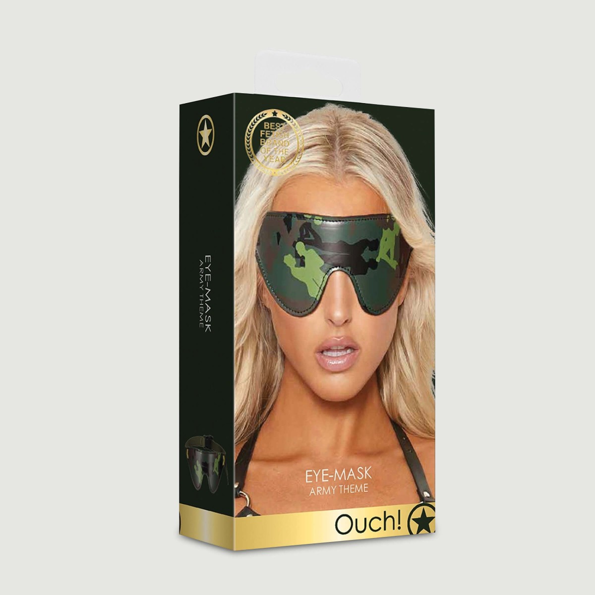 Army Themed Eye Mask - Green by Sexopolis