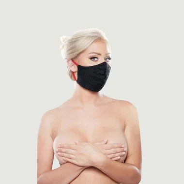 Υφασμάτινη Μάσκα Στόματος Allure Cotton Mouth Mask - Μαύρη