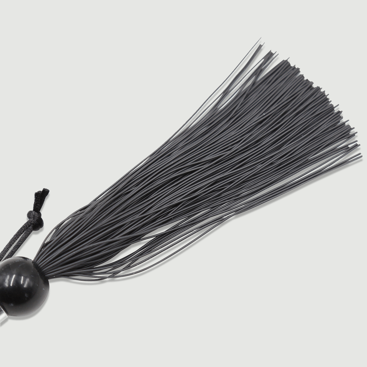 Mini Flogger Με Διάφανη Λαβή & Λεπτές Άκρες Mini Flogger With Transparent Handle & Thin Edges - Μαύρο by Sexopolis