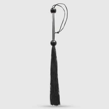 Mini Flogger Με Πλαστική Λαβή & Λεπτές Άκρες Mini Flogger With Plastic Handle & Thin Edges - Μαύρο