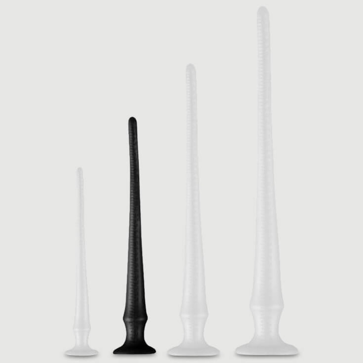 Dildo Σιλικόνης Φίδι Για Length Training Silicone Snake Dildo For Depth Training 40 x 4,5 cm - Μαύρο by Sexopolis